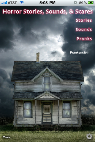 Horror Stories, Sounds, And Scares For iPad Horror Stories, Sounds, And Scares For iPad